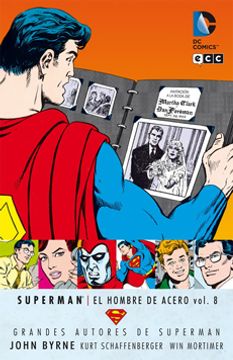 portada Grandes Autores De Superman: John Byrne. Superman 8 El Hombre De Acero
