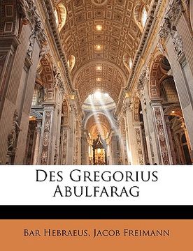 portada Des Gregorius Abulfarag