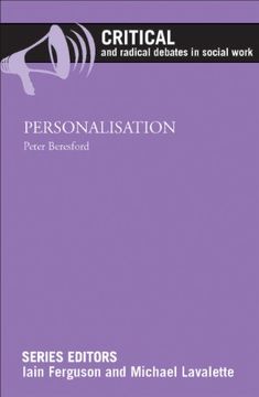 portada Personalisation (Critical and Radical Debates in Social Work) (en Inglés)