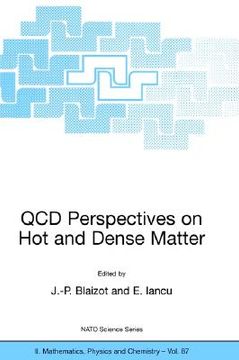 portada qcd perspectives on hot and dense matter (en Inglés)