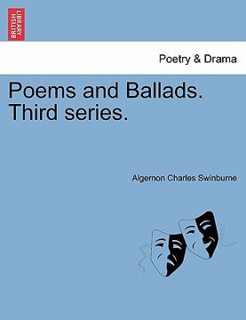 portada poems and ballads. third series. (en Inglés)