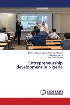 portada Entrepreneurship development in Nigeria (en Inglés)