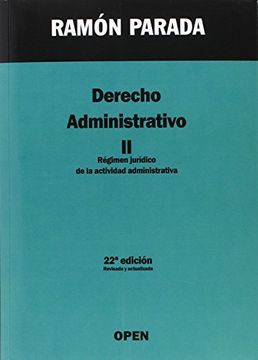portada Derecho Administrativo: Régimen Jurídico de la Actividad Administrativa: 2