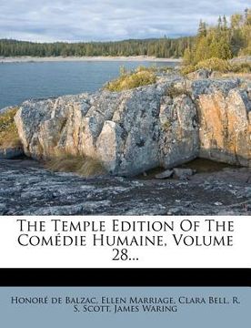 portada the temple edition of the com die humaine, volume 28... (en Inglés)