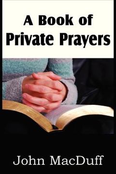 portada a book of private prayers (en Inglés)