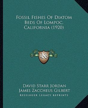 portada fossil fishes of diatom beds of lompoc, california (1920) (en Inglés)