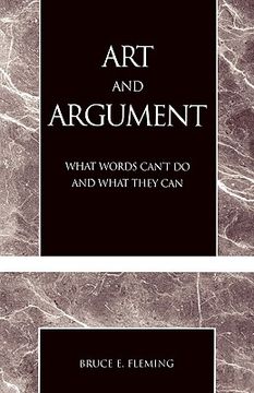 portada art and argument: what words can't do and what they can (in English)