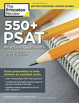 portada 550+ Psat Practice Questions, 2nd Edition: Extra Preparation to Help Achieve an Excellent Score (College Test Preparation) 