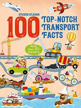 portada 100 fun Facts to Sticker: Vehicles (en Inglés)