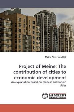 portada project of meine: the contribution of cities to economic development (en Inglés)