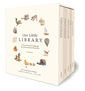 portada Our Little Library: A Foundational Language Vocabulary Board Book set for Babies (en Inglés)