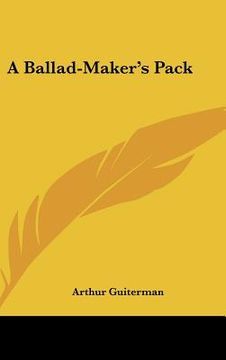 portada a ballad-maker's pack (en Inglés)