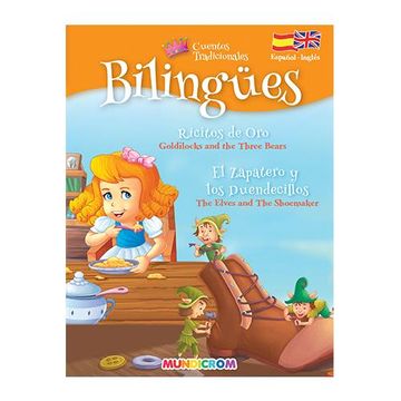 portada Ricitos de oro - zapatero y duendes (en español - inglés)