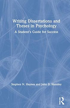 portada Writing Dissertations and Theses in Psychology: A Student’S Guide for Success (en Inglés)