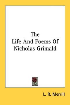 portada the life and poems of nicholas grimald