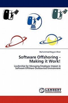 portada software offshoring - making it work! (in English)