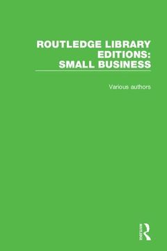 portada Routledge Library Editions: Small Business (in English)
