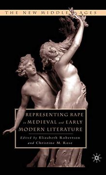 portada Representing Rape in Medieval and Early Modern Literature 