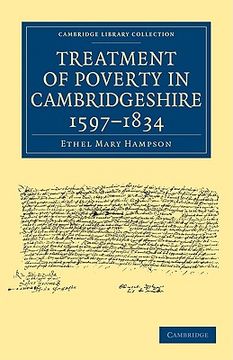 portada Treatment of Poverty in Cambridgeshire, 1597-1834 (Cambridge Library Collection - Cambridge) (en Inglés)