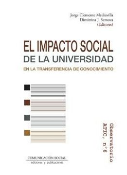 portada El Impacto Social de la Universidad en la Transferencia de Conocimiento (in Spanish)