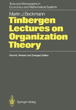 portada tinbergen lectures on organization theory (en Inglés)