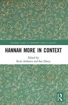 portada Hannah More in Context (Routledge Studies in Eighteenth-Century Literature) (en Inglés)