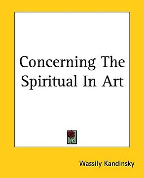 portada concerning the spiritual in art (en Inglés)