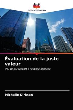 portada Évaluation de la juste valeur (en Francés)