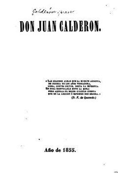 portada Don Juan Calderón (1855)