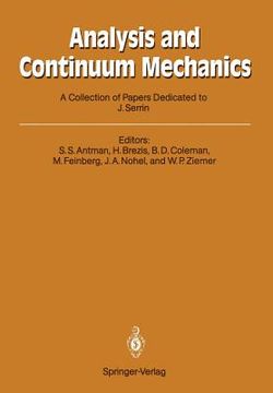portada analysis and continuum mechanics: a collection of papers dedicated to j. serrin on his sixtieth birthday