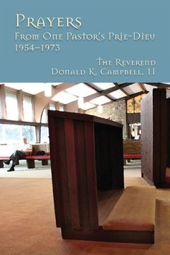portada Prayers from One Pastor's Prie-Dieu, 1954-1973 (en Inglés)