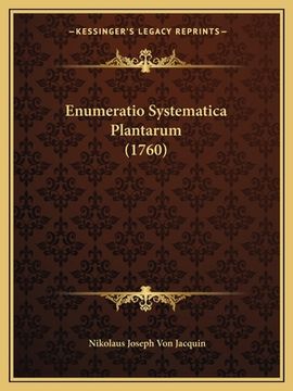 portada Enumeratio Systematica Plantarum (1760) (en Latin)