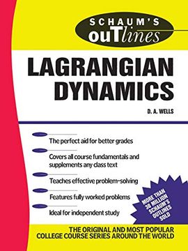 portada Schaum's Outline of Lagrangian Dynamics (en Inglés)