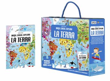 portada La Terra Viaja Conoce Explora+Puzzle cat (Viaja,Conoce,Explora,Cuadrado) (en Catalá)