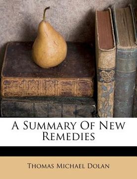 portada a summary of new remedies (en Inglés)