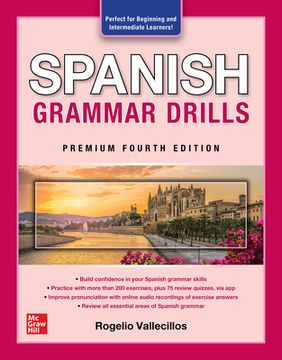 portada Spanish Grammar Drills, Premium Fourth Edition (en Inglés)