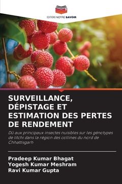 portada Surveillance, Dépistage Et Estimation Des Pertes de Rendement (en Francés)