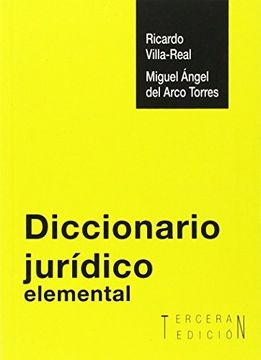 portada Diccionario jurídico elemental (3ª ed.) (Diccionarios)