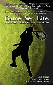 portada game. set. life. - peak performance for sports and life