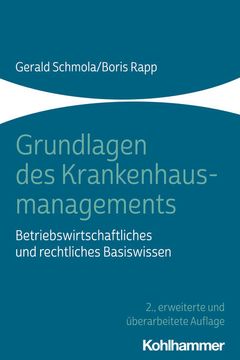 portada Grundlagen Des Krankenhausmanagements: Betriebswirtschaftliches Und Rechtliches Basiswissen (en Alemán)