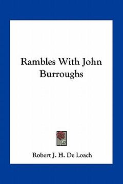 portada rambles with john burroughs (en Inglés)
