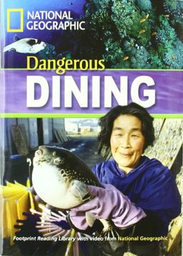 portada Dangerous Dining. Footprint Reading Library. 1300 Headwords. Level b1. Con Dvd-Rom. Con Multi-Rom (National Geographic Footprint) 