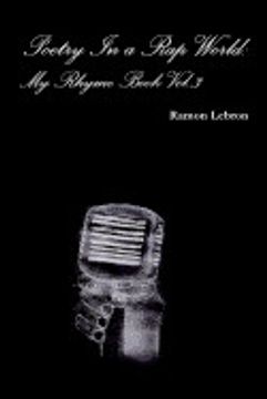 portada Poetry in a rap World: My Rhyme Book Vol. 3 (en Inglés)