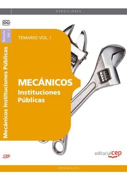 portada Mecánicos Instituciones Públicas. Temario Vol. I. (Colección 1142)