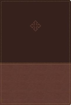 portada Amplified Study Bible, Imitation Leather, Brown, Indexed (in English)