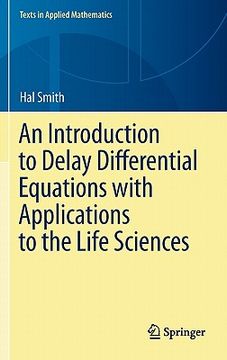 portada an introduction to delay differential equations with applications to the life sciences