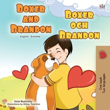 portada Boxer and Brandon (English Swedish Bilingual Book for Kids) (en Sueco)
