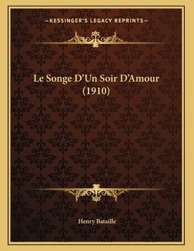portada Le Songe D'Un Soir D'Amour (1910) (en Francés)