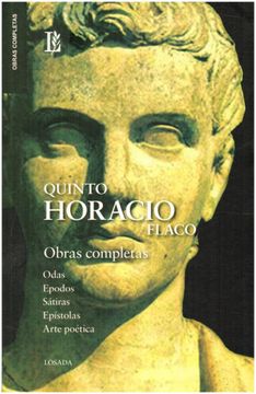 portada Obras completas: Odas, Epodos, Sátiras, Epístolas, Arte poética (in Spanish)