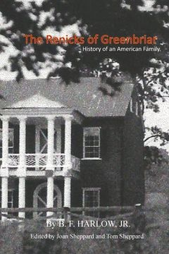 portada The Renicks of Greenbrier: An American Family History (en Inglés)